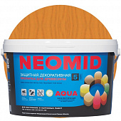 Купить Пропитка Neomid Bio Color Aqua для древесины Светлый дуб 9 л по низкой цене
