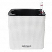 Купить Кашпо Lechuza Cube Color Complete white 17x17x16 см по низкой цене
