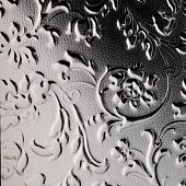 Купить Стеновая панель Sibu Leather Line Floral Platin самоклеящаяся 2612х1000 мм по низкой цене