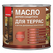 Купить Масло Neomid деревозащитное, для террас, бесцветное 2 л по низкой цене