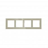 Купить Рамка Smartbuy Нептун 4 поста стекло коричневая по низкой цене