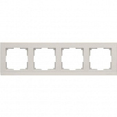 Купить Рамка Werkel Stark WL04-Frame-04 Слоновая кость четырехместная по низкой цене