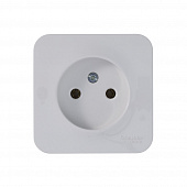 Купить Розетка Schneider Electric Бланка без заземления белая по низкой цене