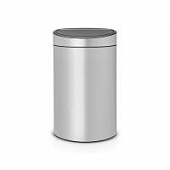 Купить Бак Brabantia Touch Bin New мусорный, серый металлик, 40 л по низкой цене