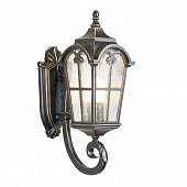 Купить Светильник Elektrostandard Mira U Е27 60 Вт черное золото садово-парковый по низкой цене