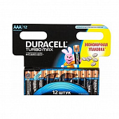 Купить Батарейка Duracell Turbo Max AAA LR03 Bl-12 алкалиновая 12 шт по низкой цене