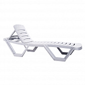 Купить Шезлонг 71x188x32 пластик по низкой цене