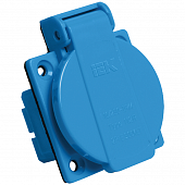 Купить Розетка IEK РП10-3 PSR61-016-3 16А 250В 2P+PE панельная для скрытой проводки по низкой цене