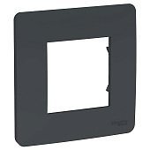Купить Рамка Schneider Electric Unica Studio NU200254 антрацит одноместная по низкой цене
