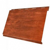 Купить Сайдинг Grand Line Вертикаль Colority Print Cherry Wood, металлический, 0,5 мм по низкой цене