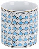 Купить Шкатулка MHLiving Samarkand round blue 007259 по низкой цене