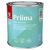 Купить Краска интерьерная акриловая TIKKURILA Priima база AK белая 0,9 л по низкой цене
