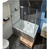 Купить Панель Jacob Delafon Pannolux E6D133-D27 фронтальная и боковая, для ванн Capsule 120 и 140 см отделка под камень по низкой цене