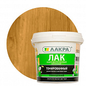 Купить Лак Лакра акриловый тонированный с УФ-фильтром дуб 0,9 кг по низкой цене