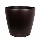 Купить Кашпо Lechuza Classico espresso metallic 43x40 см по низкой цене