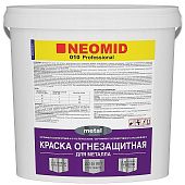Купить Краска Neomid Professional 010 огнезащитная для металла белая 6 кг по низкой цене