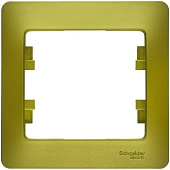Купить Рамка Schneider Electric Glossa GSL001001 фисташковая одноместная по низкой цене
