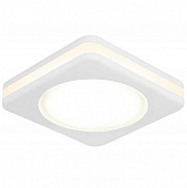 Купить Светильник Gauss Backlight BL104 белый Gu5.3 8W Led 3000K встраиваемый по низкой цене