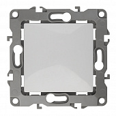 Купить Выключатель одноклавишный ЭРА без рамки белый по низкой цене