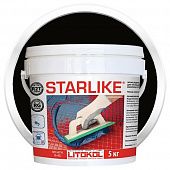 Купить Затирка Litokol Litochrom Starlike C240 Antracite эпоксидная для швов 5 кг по низкой цене