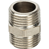 Купить Ниппель Stout SFT-0004-001212 1/2 дюйма никелированный с наружной резьбой по низкой цене