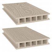 Купить Доска Savewood Fagus террасная двухсторонняя бежевая 4000х144х28 мм по низкой цене