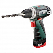 Купить Шуруповерт аккумуляторный Metabo PowerMax BS 2х2,0 Ач Li-Ion 10,8 В по низкой цене