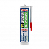 Купить Герметик Loctite PL S100 силиконовый, многоцелевой, белый 280 мл по низкой цене