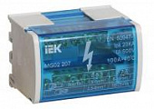 Купить Шина на DIN-рейку в корпусе (кросс-модуль) ШНК 2х7 L+PEN IEK YND10-2-07-100 по низкой цене