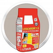 Купить Затирка Litokol Litochrom 1-6 C30 жемчужно-серая цементная для швов 2 кг по низкой цене