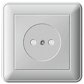 Купить Розетка Schneider Electric W59 RS16-151-18 одноместная с защитными шторками белая по низкой цене