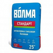 Купить Штукатурка ВОЛМА Стандарт базовая гипсовая 25 кг по низкой цене