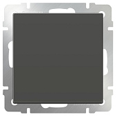 Купить Выключатель Werkel WL07-SW-1G одноклавишный серо-коричневый по низкой цене