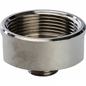 Купить Переходник Stout SFT-0008-011212 1 1/2х1/2 дюйма никелированный с внутренней и наружной резьбой по низкой цене