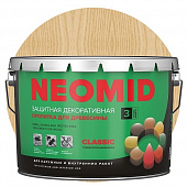 Купить Пропитка Neomid Bio Color Classic для древесины бесцветная 9 л по низкой цене