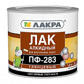Купить Лак Лакра алкидный ПФ-283 глянцевый 1,8 кг по низкой цене
