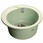 Купить Мойка GranFest Rondo GF-R450 кухонная композитная салатовая D443 мм по низкой цене
