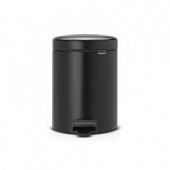 Купить Бак Brabantia newicon мусорный, черный матовый, 5 л по низкой цене