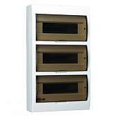 Купить Бокс DEKraft ЩРН-П-36 IP41 36-ти модульный пластиковый навесной по низкой цене