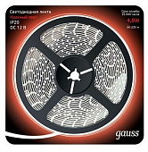 Купить Лента Gauss LED 312000705 2835/60-SMD светодиодная IP20 4,8W 12V DC красный 5 м по низкой цене