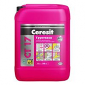 грунтовка ceresit ct 17 глубокого проникновения 10 л Купить Грунтовка Ceresit CT 17 глубокого проникновения 10 л по низкой цене
