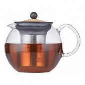Купить Чайник Bodum Assam заварочный с фильтром пробковый 1 л по низкой цене