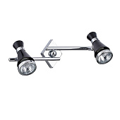 Купить Спот Maytoni Spot ECO007-02-B черный GU10 2х50W 220V по низкой цене