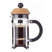 Купить Кофейник френч-пресс Bodum Chambord, цвет пробковый, 0,35 л по низкой цене
