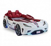 Купить Кровать-машина Cilek Carbed GTS, белая, 100х190 см по низкой цене