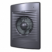 Купить Вентилятор Era Standard 5C dark gray met осевой вытяжной, темно-серый, диаметр 125 мм по низкой цене
