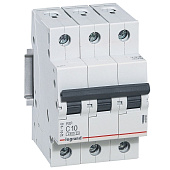 Купить Автоматический выключатель Legrand RX3 419706 3P C 10A 4,5 кА по низкой цене