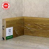 Деревянный, металлический, пластиковый напольный плинтус.