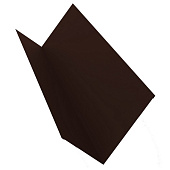Купить Планка примыкания Grand Line Quarzit RAL 8017, 250х150 мм по низкой цене