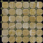 Купить Мозаика Natural Octagon M073+M068-BP из оникса и мрамора по низкой цене